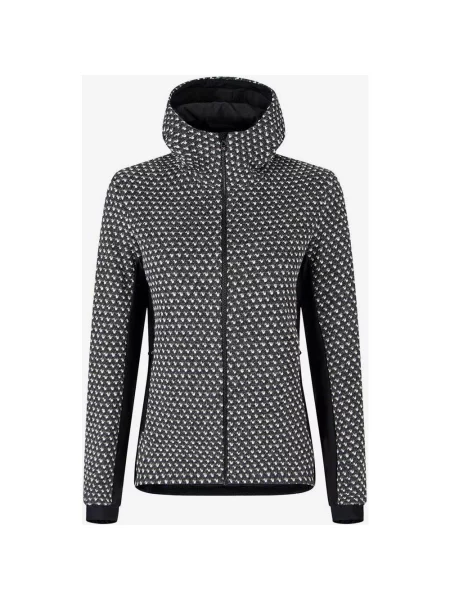 Bluza z kapturem Montura Euphoria Maglia jasnoszary S czarny
