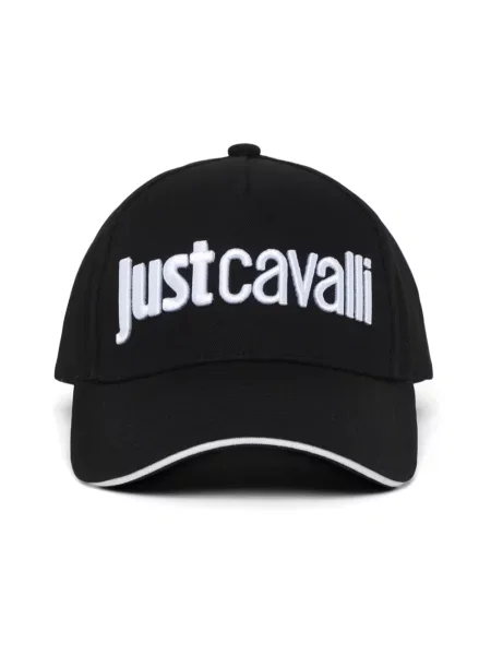 Czapka z daszkiem Roberto Cavalli czarna