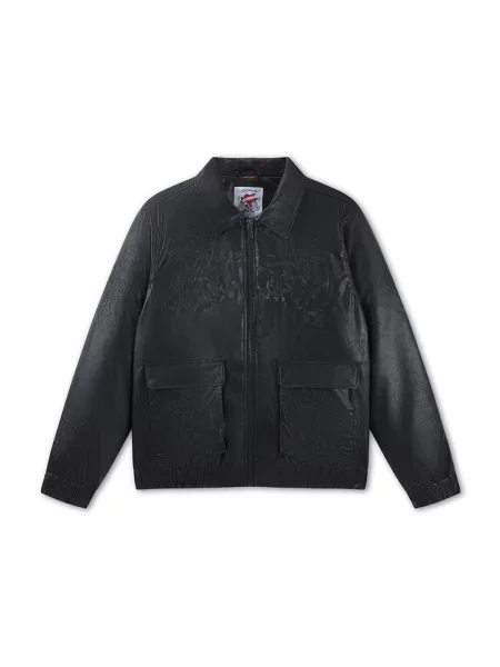Ed Hardy Geacă de iarnă bleumarin negru