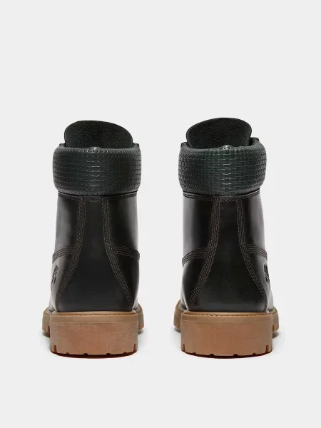 Кожаные ботинки Timberland зеленые
