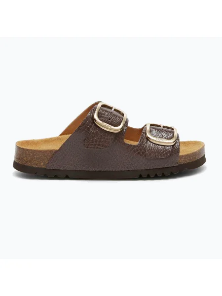 Papuci pentru femei Scholl Noelle Syntetic Reptile brown maro