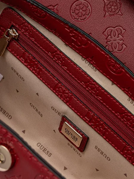 Кожаная сумка-багет Guess