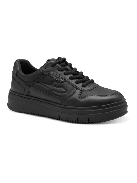 Sneakersy Tamaris skórzane czarne