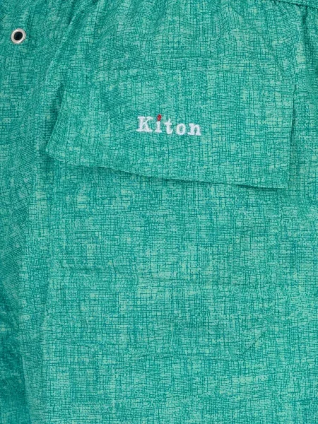 Slip de baie Kiton cu cordon verde