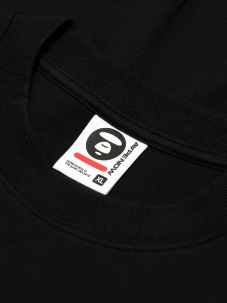 Hanorac Aape By A Bathing Ape cu broderie negru