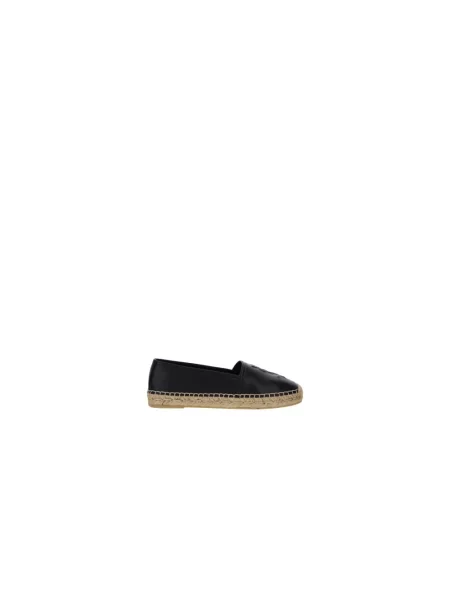 Espadryle Saint Laurent skórzane czarne