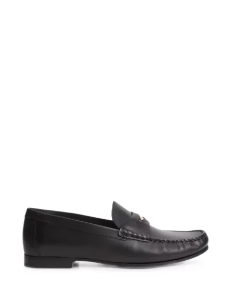 Pantofi loafer Tommy Hilfiger din piele cu autograf negru