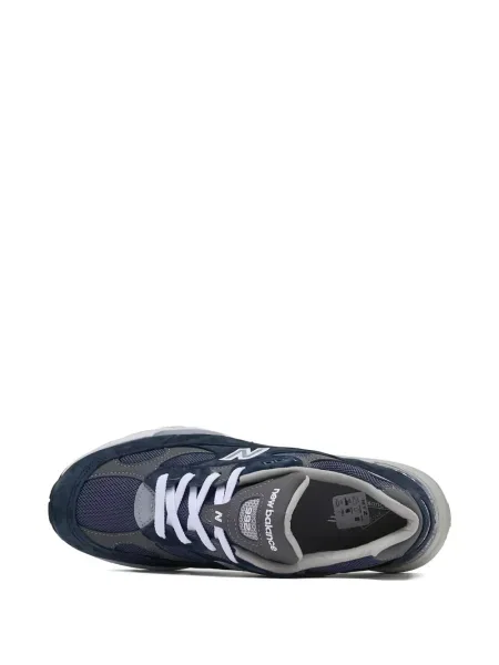 Sneakerși New Balance 992 din piele de căprioară albastru
