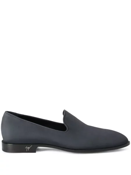 Pantofi loafer Giuseppe Zanotti din piele de căprioară gri