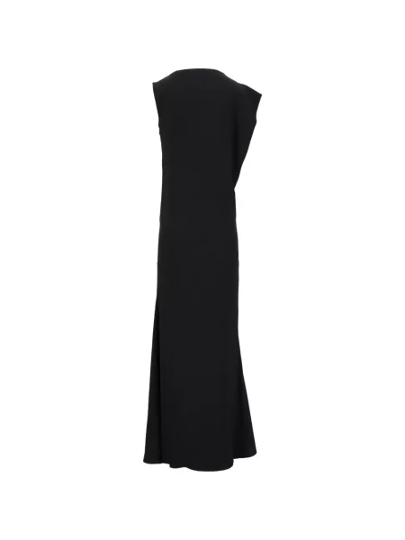 Rochie Jacquemus fără mâneci asimetrică negru