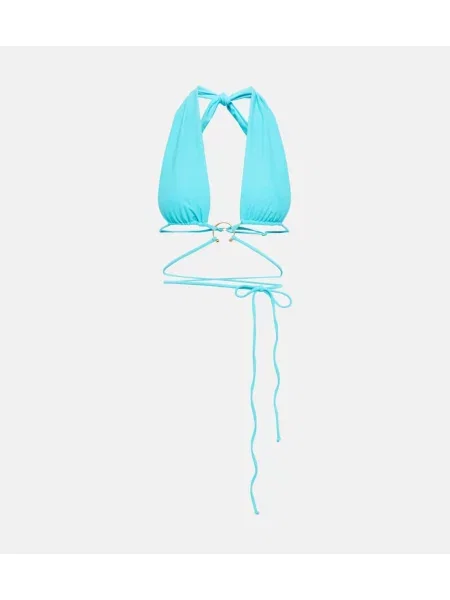 Bikini Same kopertowy niebieski