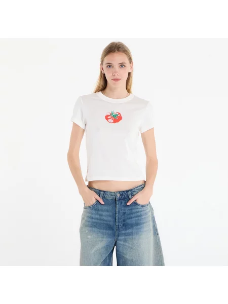 Tricou Nike Sportswear Chill Knit Slim Cropped T-Shirt Sail XL