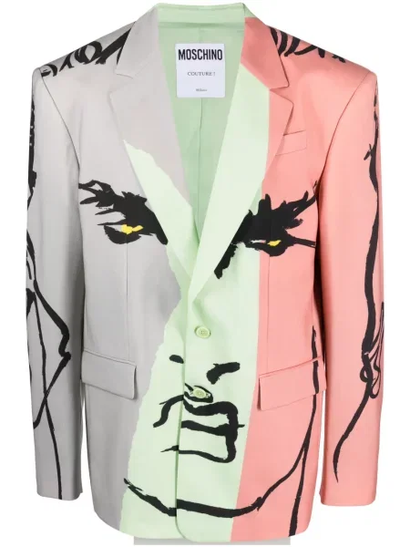 Sacou Moschino cu imagine