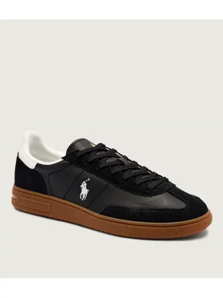 POLO RALPH LAUREN De piele sneakers negru