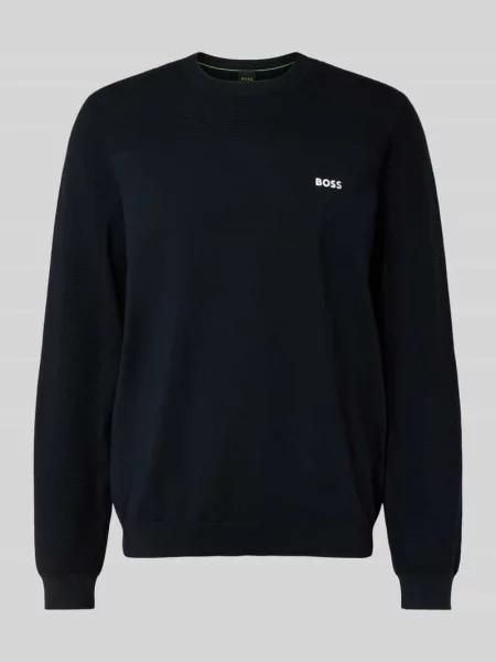 Bluza Boss Green z logo granatowa