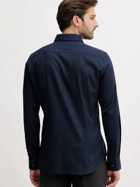Joop! cămașă din bleumarin cu guler clasic slim