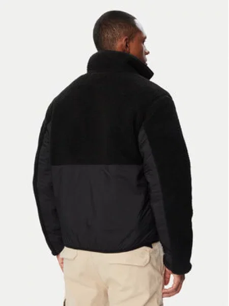 Tommy Jeans Prehodna jakna Essential črna