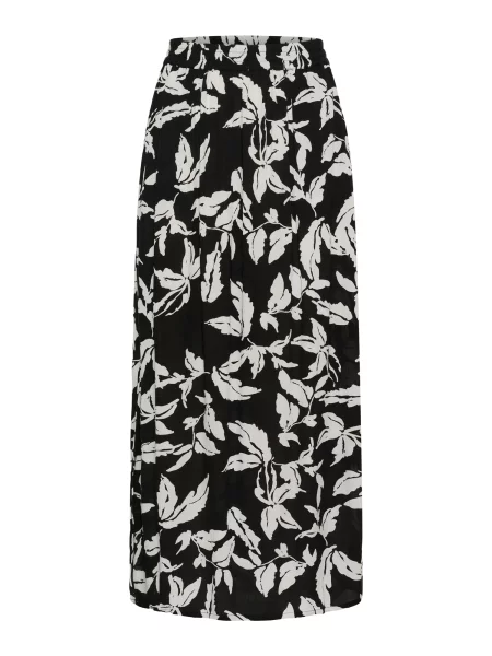 Kaffe Fustă KAEdita negru alb