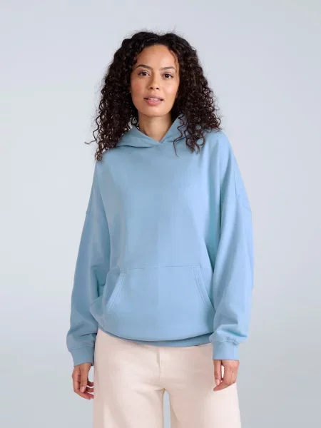 Icon — luźna bluza z kapturem Blue niebieska