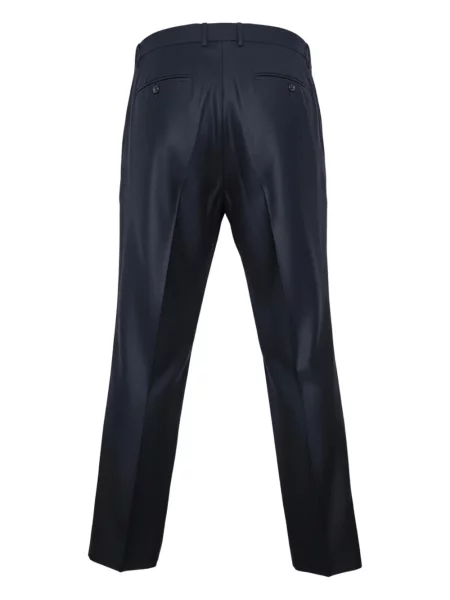 Pantaloni Zegna plisate albastru