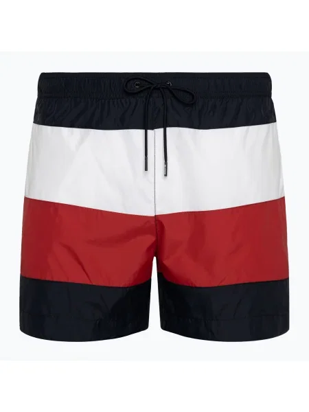 Мъжки шорти за плуване Tommy Hilfiger Medium Drawstring Bold Flag desert sky синьо