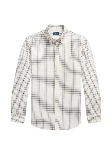 Πλεκτό polo Polo Ralph Lauren με σχέδιο με λαιμόκοψη v πράσινο