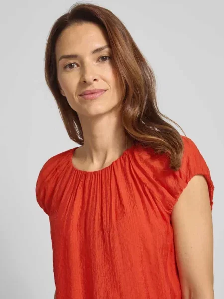 Bluzka o kroju regular fit z okrągłym dekoltem Christian Berg Woman Selection