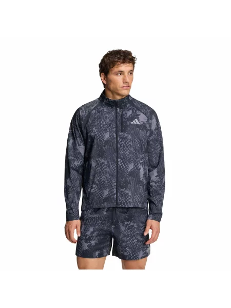 ADIDAS PERFORMANCE Športová bunda / tmavošedá / antracitová sivá