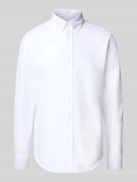 Koszula casualowa o kroju regular fit z kołnierzykiem typu button down model ‘Konrad’ Les Deux biała