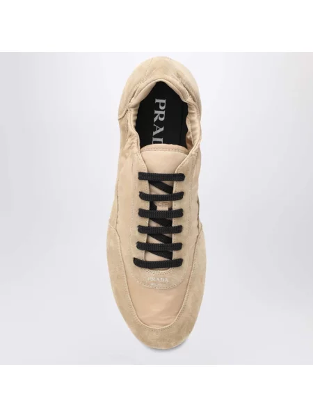 Sneakersy Prada brązowe