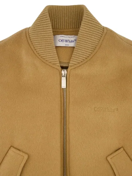 Geacă bomber Off-white alb