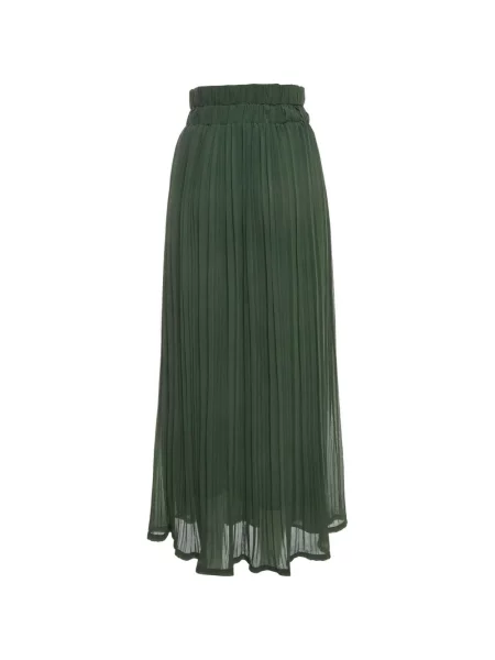 Fustă midi P.a.r.o.s.h. din crep verde