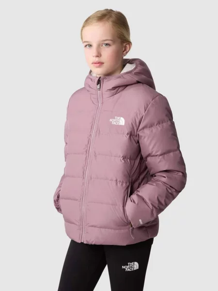 Дитячий Пуховик The North Face Reversible North Down Hooded пудра