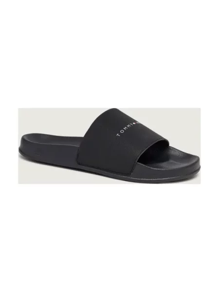 TOMMY HILFIGER Papucs / fehér fekete