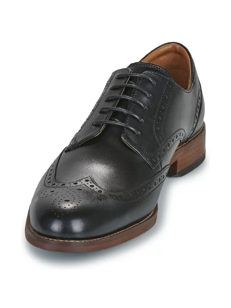 Šněrovací polobotky Clarks černé