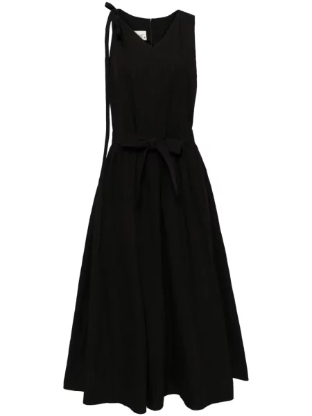 Sukienka koszulowa Bambah popelinowa garniturowa czarna