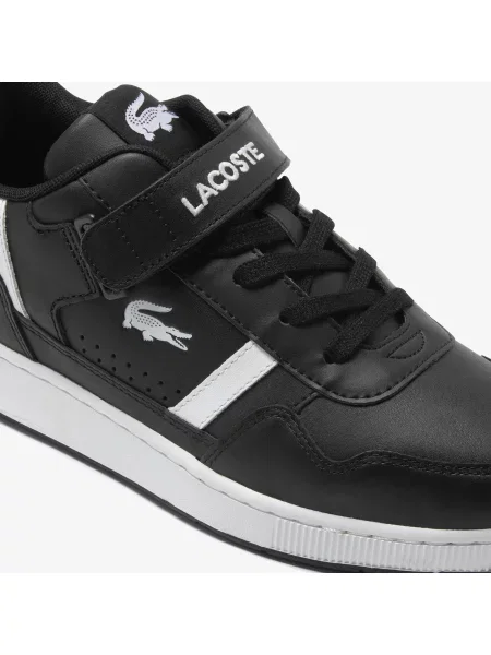 Кроссовки Lacoste на липучках черные