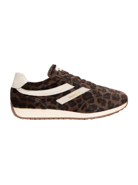 Sneakersy Nerogiardini skórzane brązowe