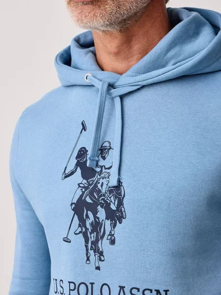 U.S. Polo Assn. кофта з капюшоном з бавовною LARGE DHM