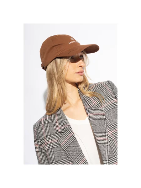 Anine Bing czapka z daszkiem Jeremy Baseball Cap brązowa