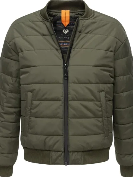 Ragwear Átmeneti dzseki Bombina khaki fekete