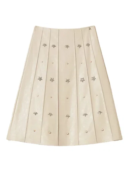 Fustă midi Twinset de cristal până la genunchi