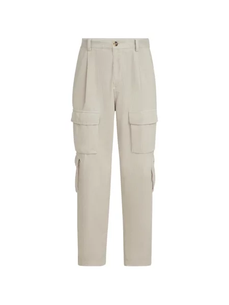 Pantaloni cargo Brunello Cucinelli de catifea cord
