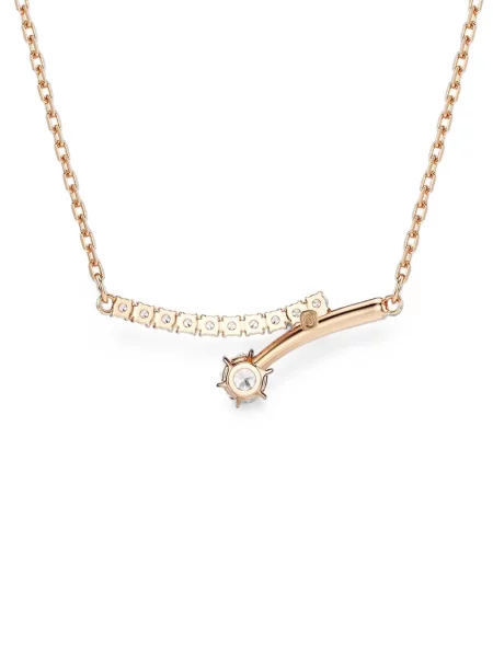Colier Swarovski roz