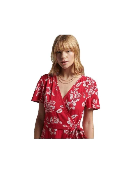 Rochie mini Superdry retro roșu