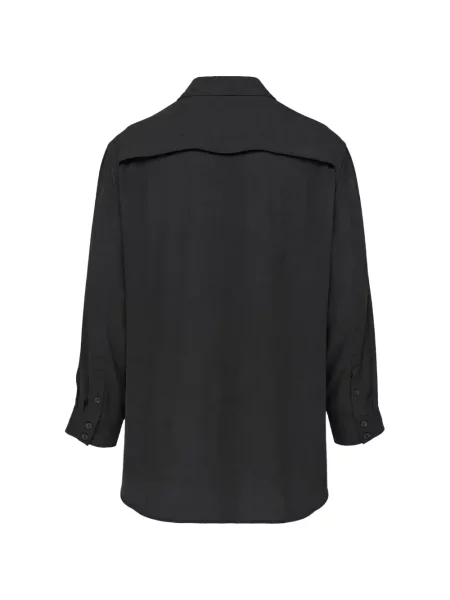 Lung cămașă Yohji Yamamoto negru