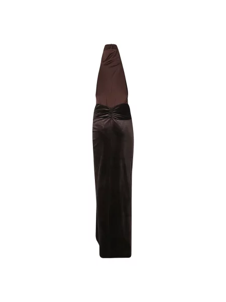 Sukienka maxi Andamane brązowa
