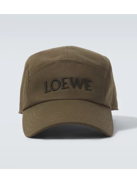 Șapcă Loewe cu broderie verde