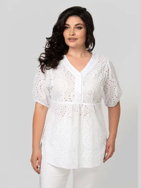 Блуза All Posa текстиль білий