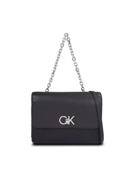 Jacquard torbica Calvin Klein crna